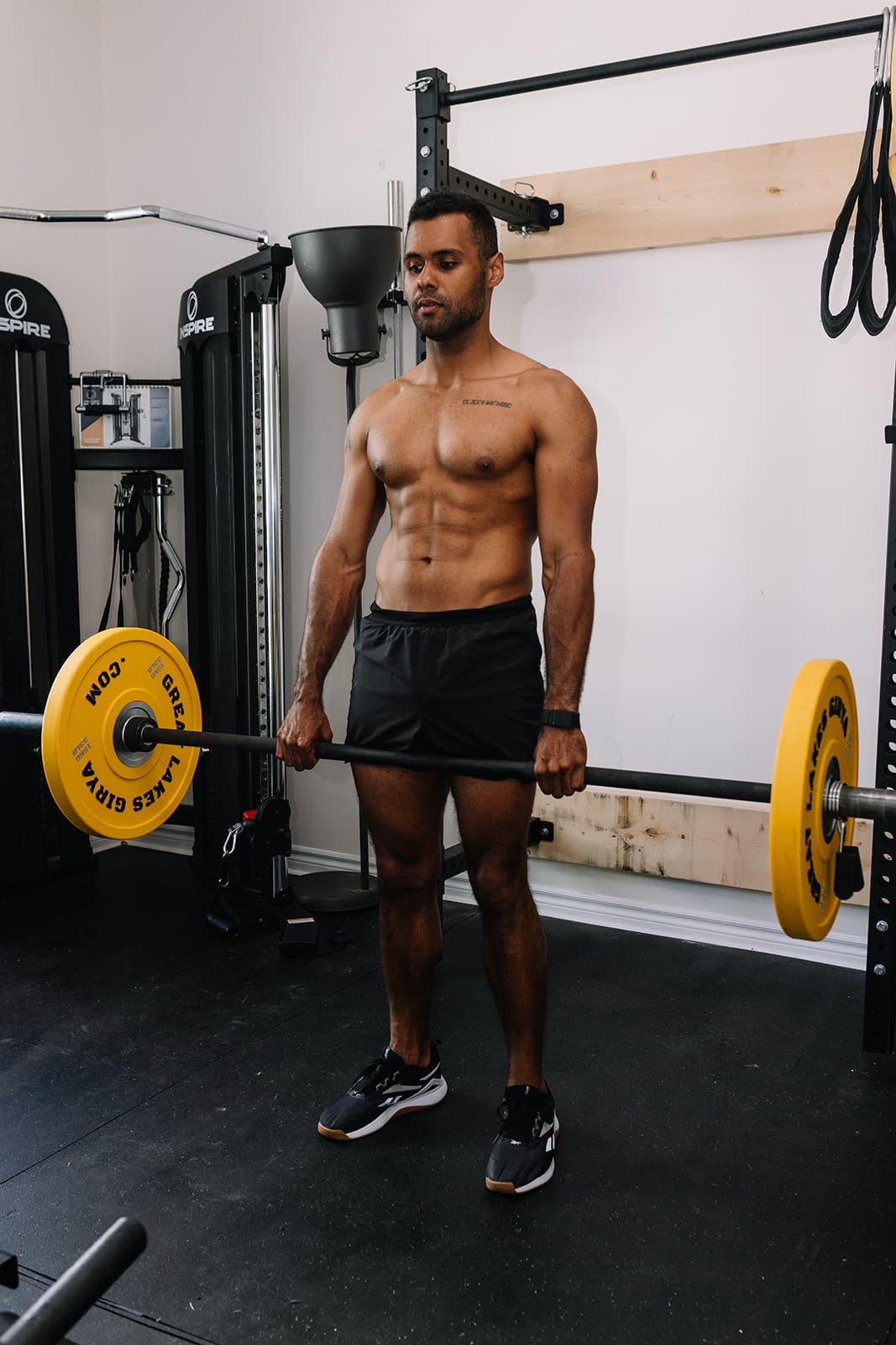 Sean Beckford barbell training