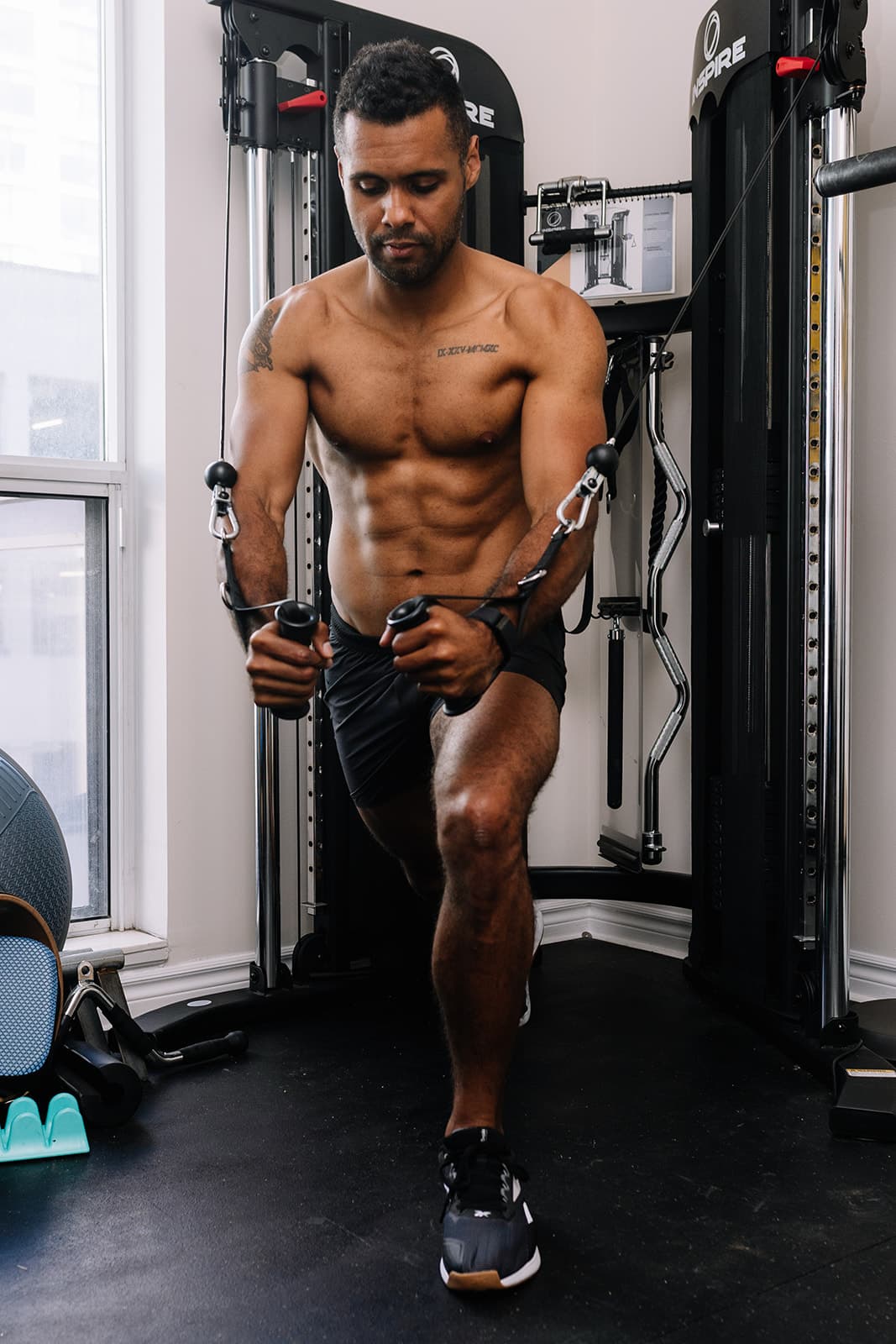 Sean Beckford cable chest fly